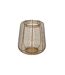 Lanterne Design en Métal Soli 24cm Doré-1