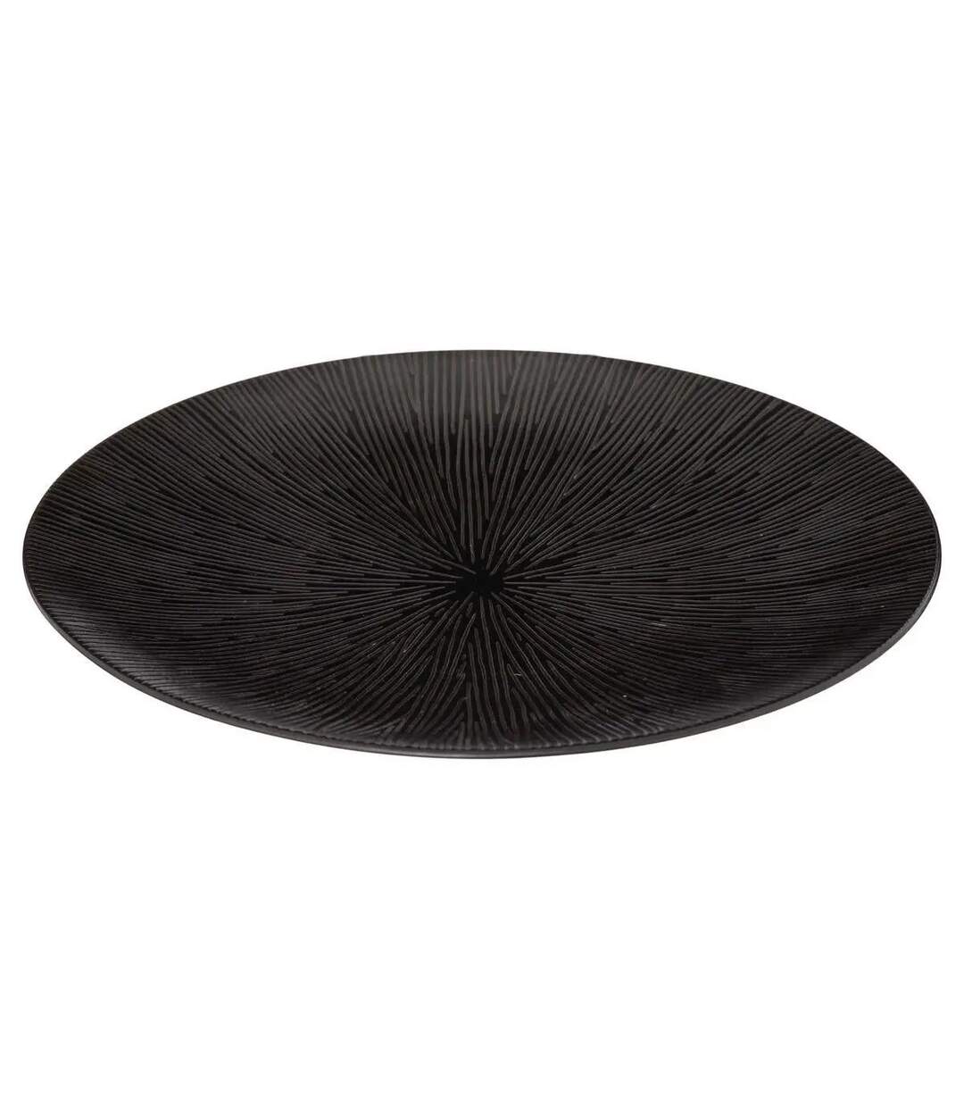 Lot de 6 Assiettes Plates Atelier 27cm Noir-2