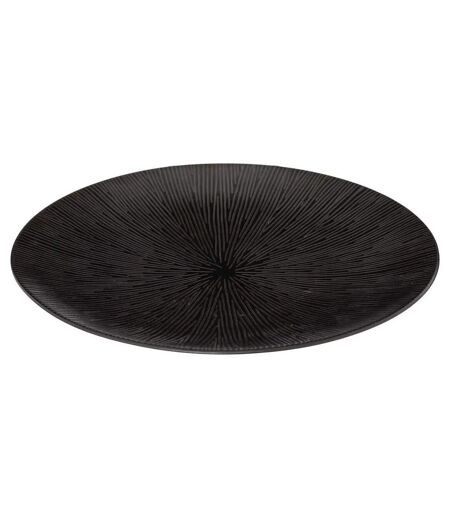 Lot de 6 Assiettes Plates Atelier 27cm Noir
