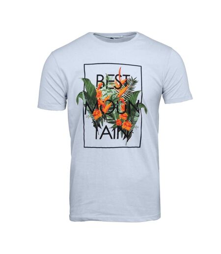 T-shirt bleu clair homme best mountain 1015 - l