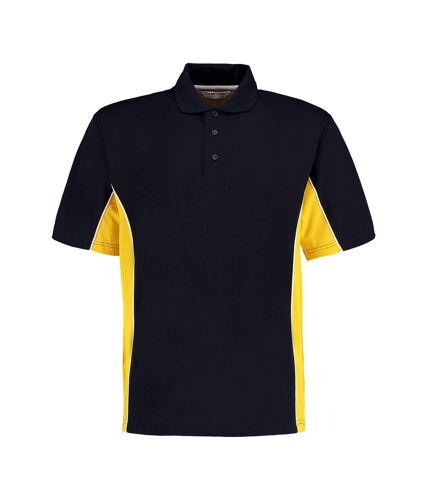 GAMEGEAR Mens Track Classic Polo Shirt (Navy/Mid Yellow/White) - UTRW9897