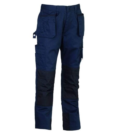 Pantalon de travail multipoches - Homme - HK018 - bleu marine