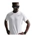 T-shirt Motif/style Swoosh Miler Homme Blanc Nike-1