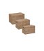 Lot de 3 Malles de Rangement Origines 76cm Beige