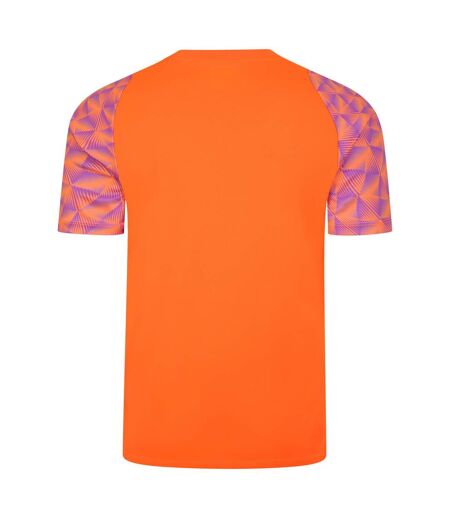 Umbro Mens Flux Goalkeeper Jersey (Shocking Orange/Purple Cactus)