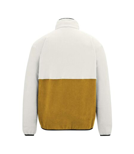 Veste Polaire Motif/style Blocs De Couleurs Frankie Homme Blanc Marron Bois Regatta