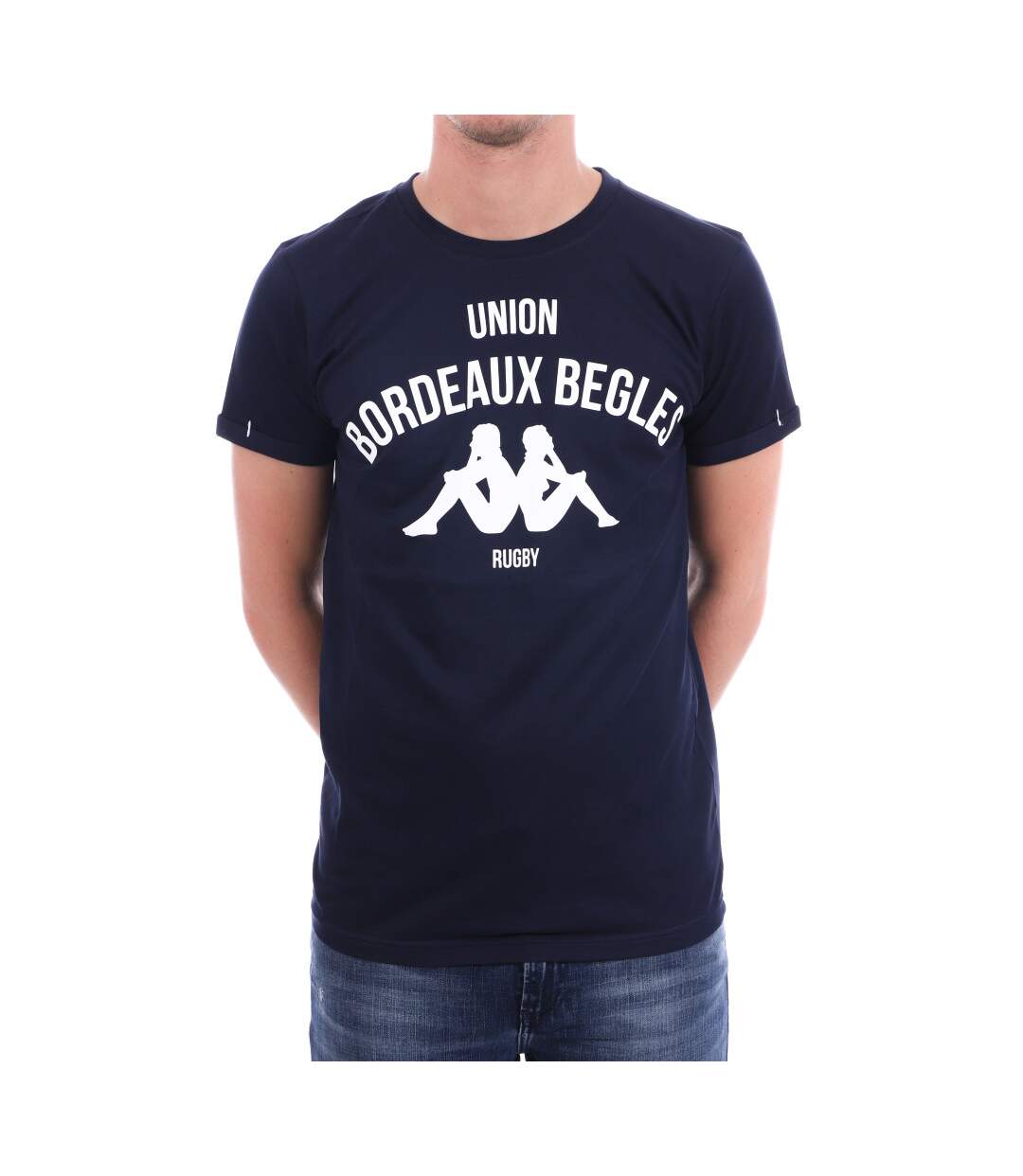 UBB T-shirt marine homme Kappa Ginola