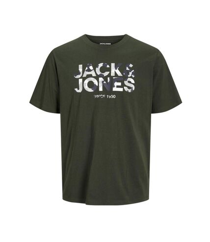 T-shirt Kaki Homme Jack & Jones James - M