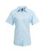 Premier Womens/Ladies Signature Oxford Short Sleeve Work Shirt (Light Blue) - UTRW2821