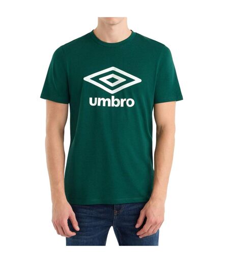 Mens Stacked Logo T-shirt Fir Umbro