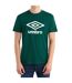 Mens Stacked Logo T-shirt Fir Umbro-1