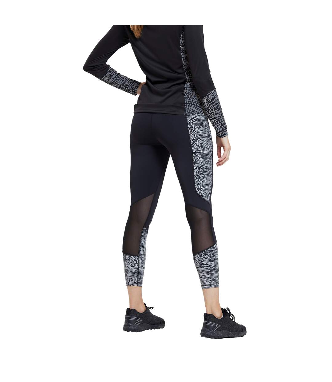 Legging 7/8 pro femme noir Mountain Warehouse-2