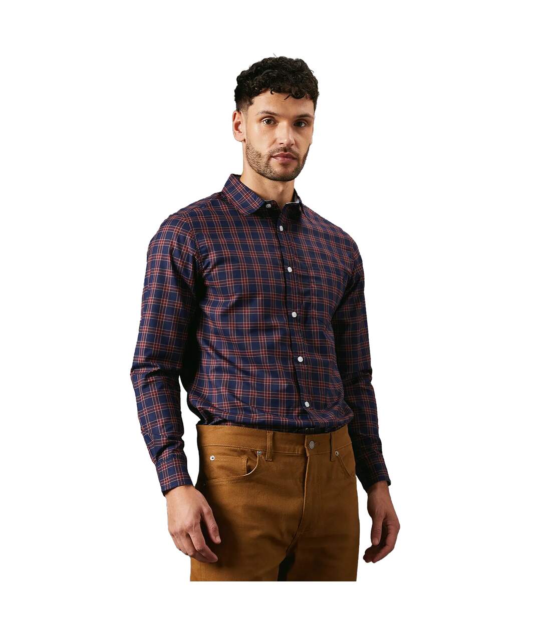 Chemise brooklyn homme rouge Maine-3