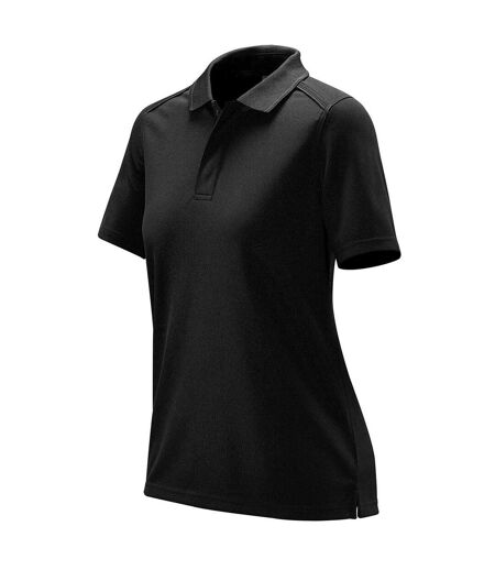 Stormtech Womens/Ladies Endurance HD Polo Shirt (Black/Dolphin)