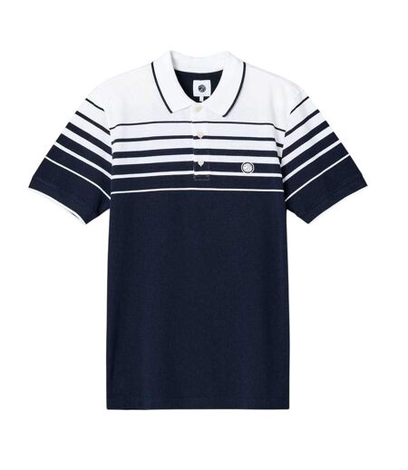 Mens Short-sleeved Polo Shirt Navy Pretty Green