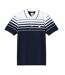 Mens Short-sleeved Polo Shirt Navy Pretty Green-1