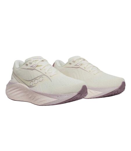 Chaussures Course À Pied Triumph Femme Blanc Cassé Saucony