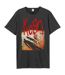 Unisex adult self titled korn t-shirt charcoal Amplified