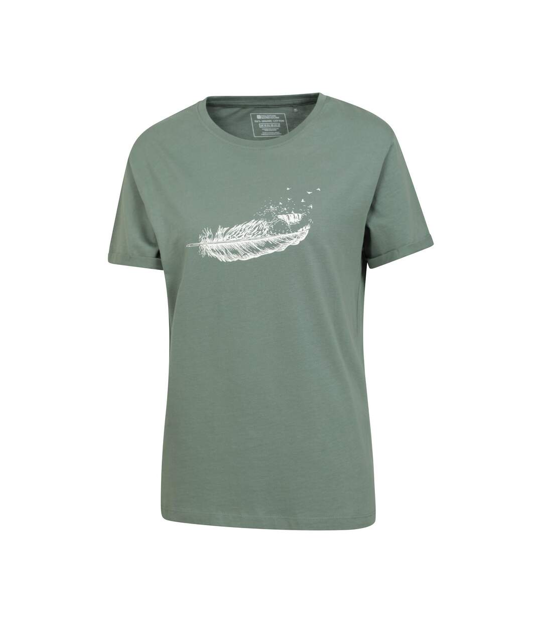 T-shirt femme vert kaki Mountain Warehouse