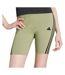 Short vert femme adidas biker-1