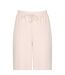 Womens/ladies Logo Wide Leg Jogging Bottoms Neutral Biba-3