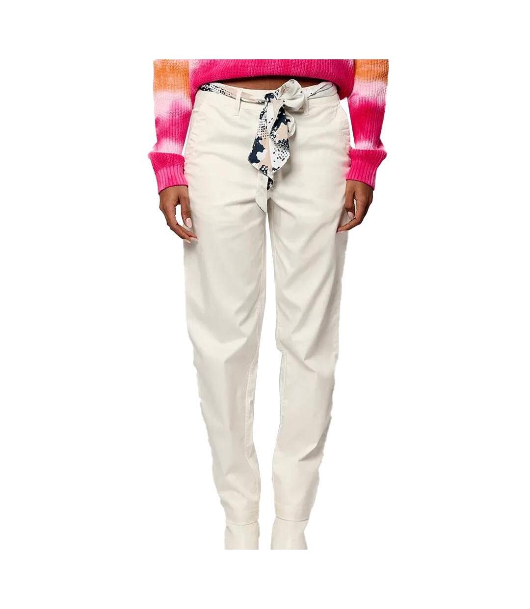 Pantalon blanc femme kaporal kp vader-1