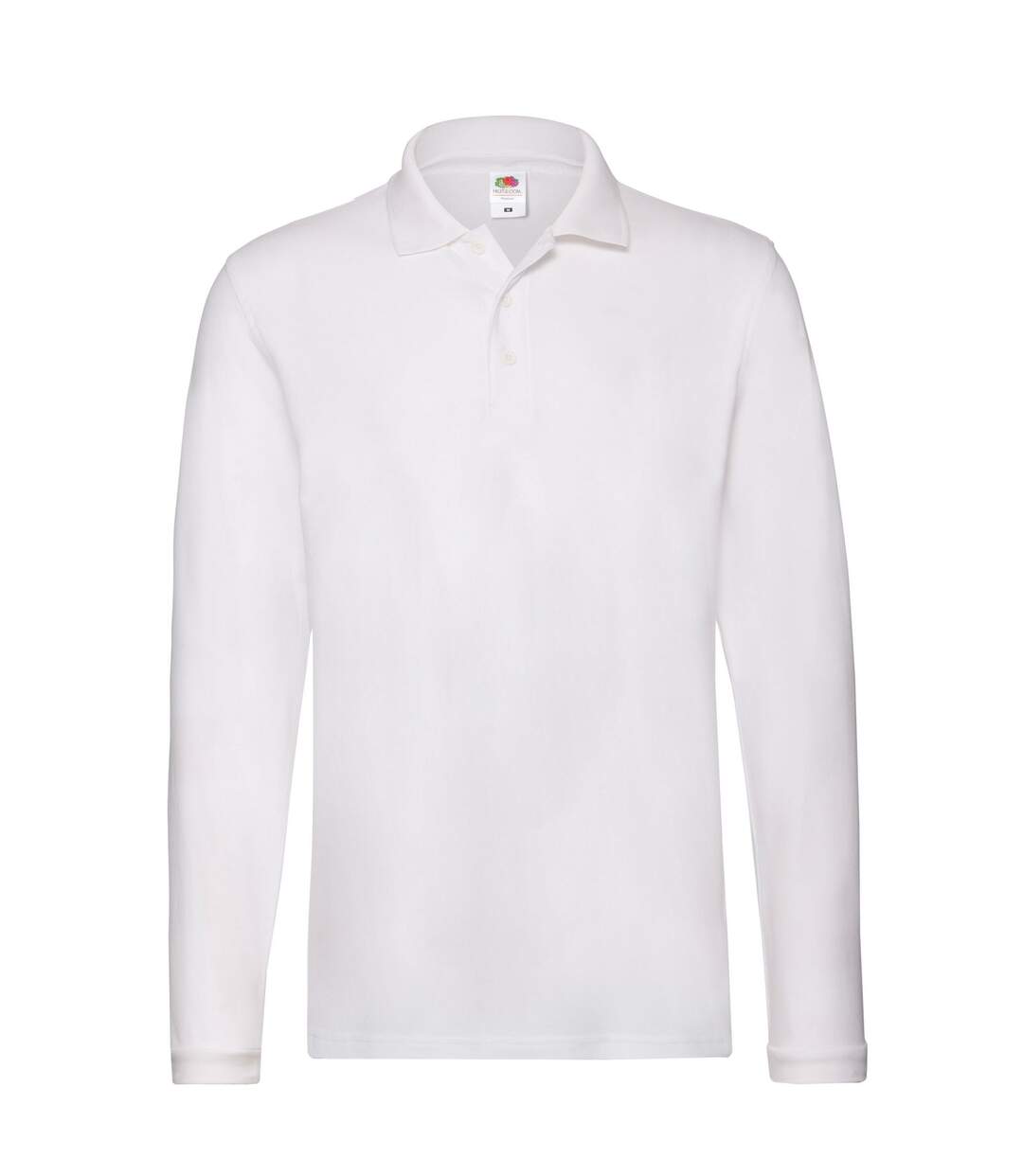 Polo homme blanc Fruit of the Loom-1