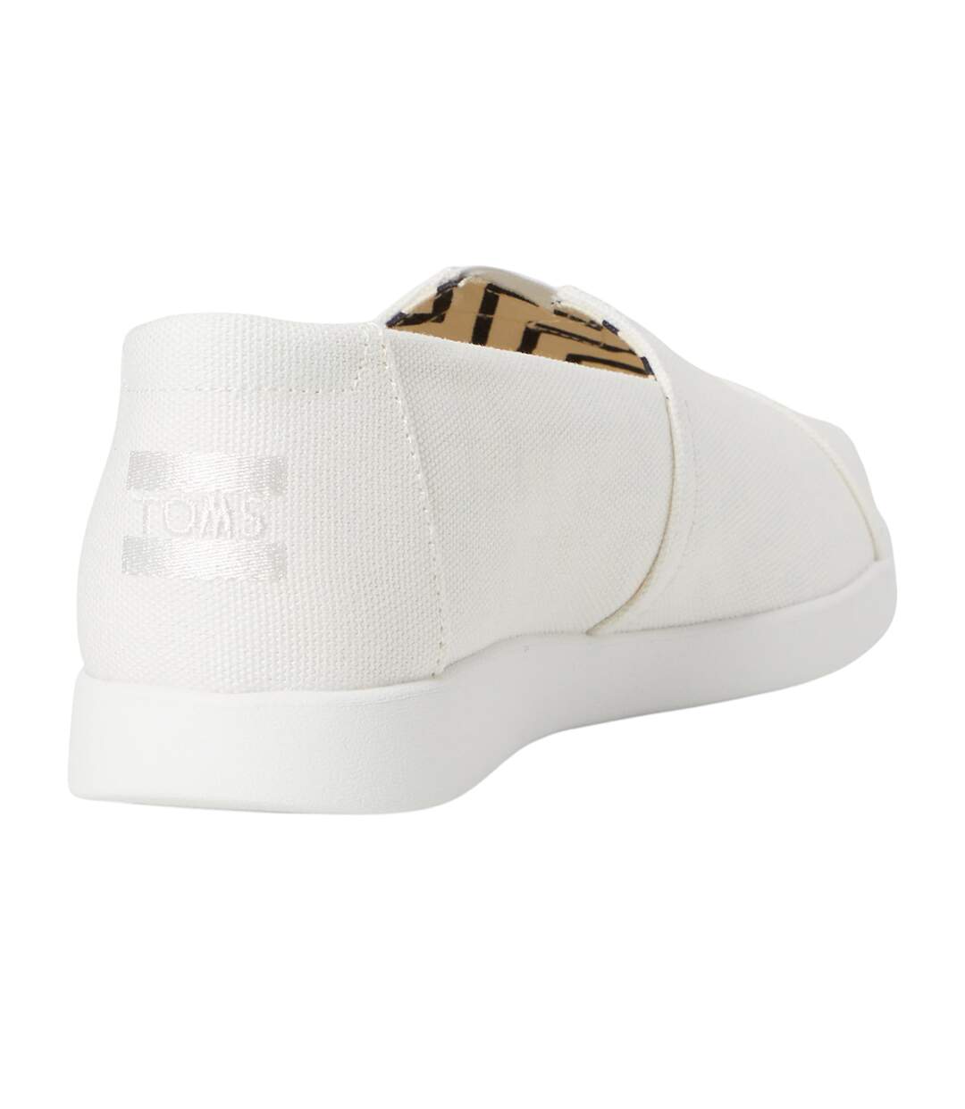 Womens/ladies Alpargata Plus Shoes White Toms-2