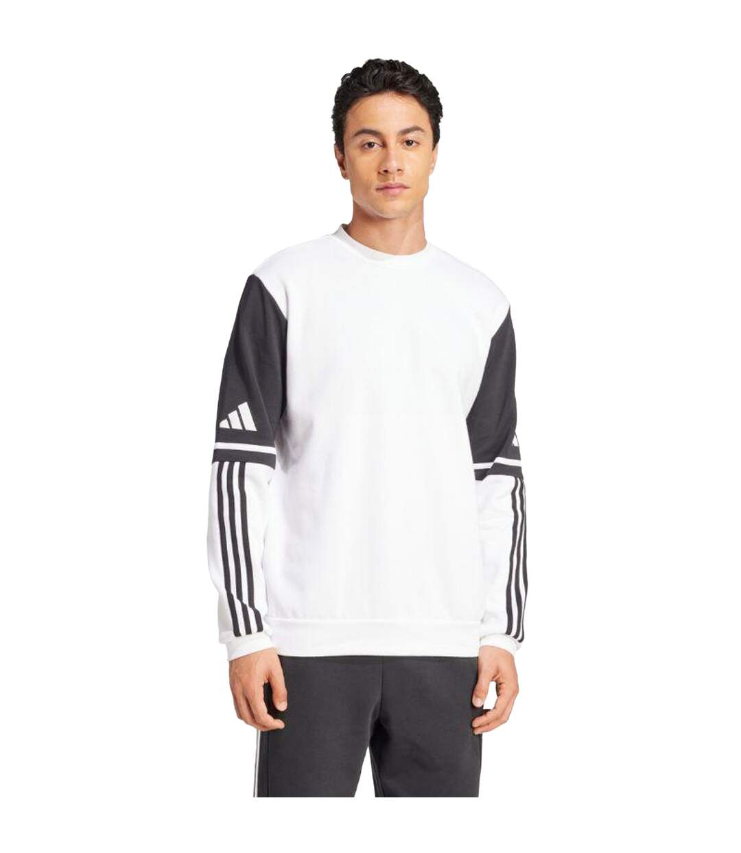 Sweat Squadra Homme Blanc Noir Adidas-1