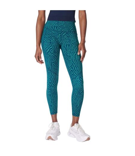 Legging Entraînement Motif/style Imprimé Zèbre Power Femme Vert Sweaty Betty