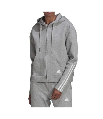 Sweat Zippé Gris Femme Adidas HD1712 - S