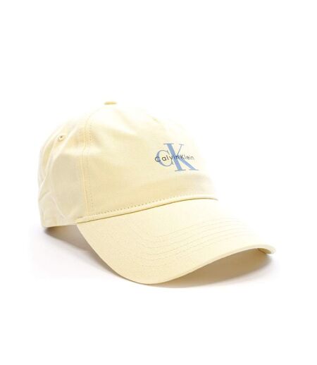 Casquette jaune homme calvin klein jeans monologo printed - taille unique