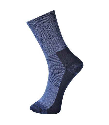 Unisex adult thermal socks blue Portwest