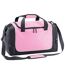 Quadra Teamwear Locker Duffel Bag (30 liters) (Pack of 2) (Classic Pink/Graphite/Whi) (One Size)