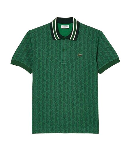 Polo Style Monogramme Homme Vert Lacoste