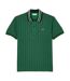 Polo Style Monogramme Homme Vert Lacoste-2