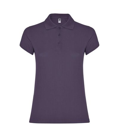 Polo star femme lilas Roly