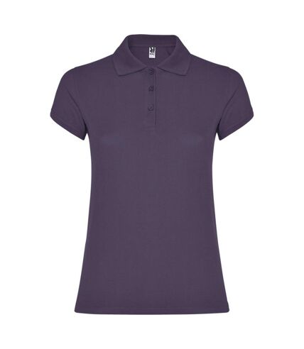 Polo star femme lilas Roly