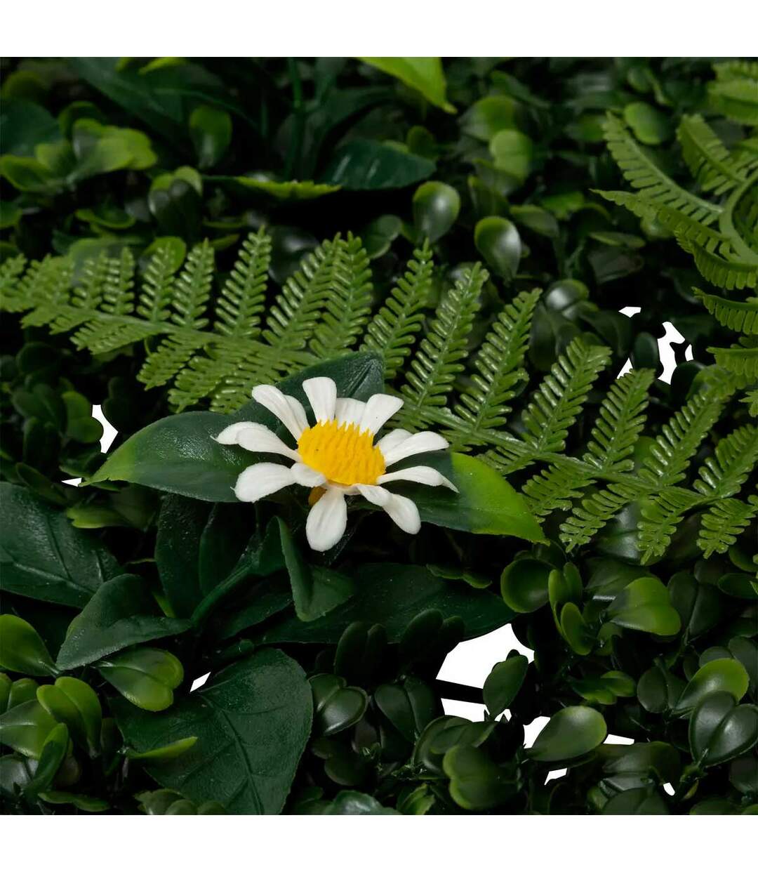 Carré Végétal Artificiel Jungle Izy 50cm Vert-2