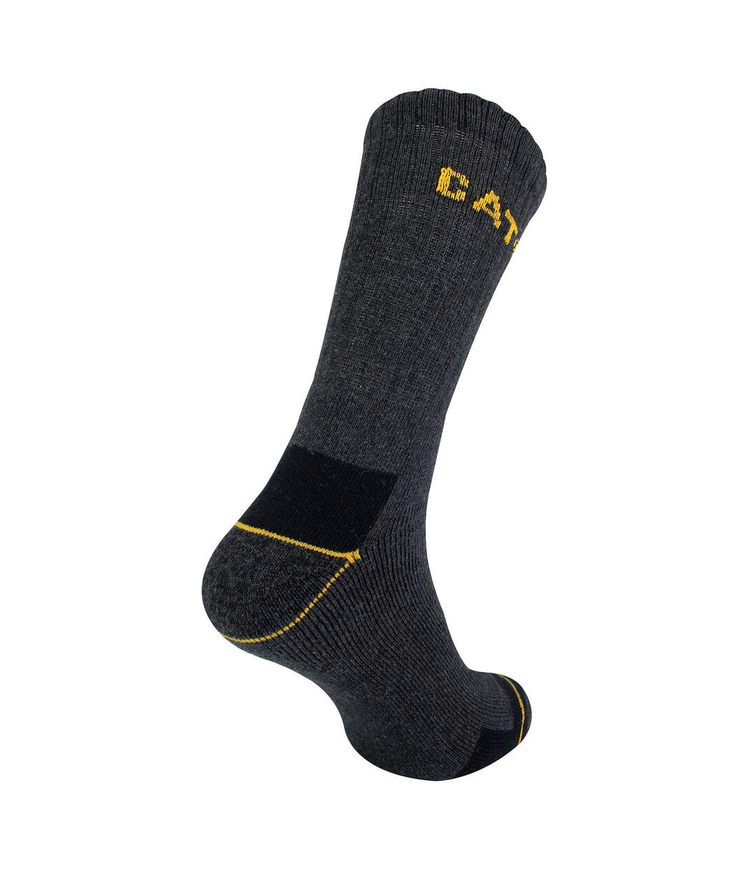 Mens 3 Pack Real Work Socks with Cushioned Heel & Toe-3