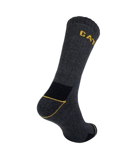 Mens 3 Pack Real Work Socks with Cushioned Heel & Toe