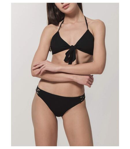 Haut maillot de bain triangle convertible Blue Sense Luna Splendida noir