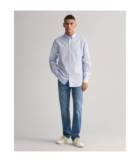 Chemise Homme Bleu Pâle Gant