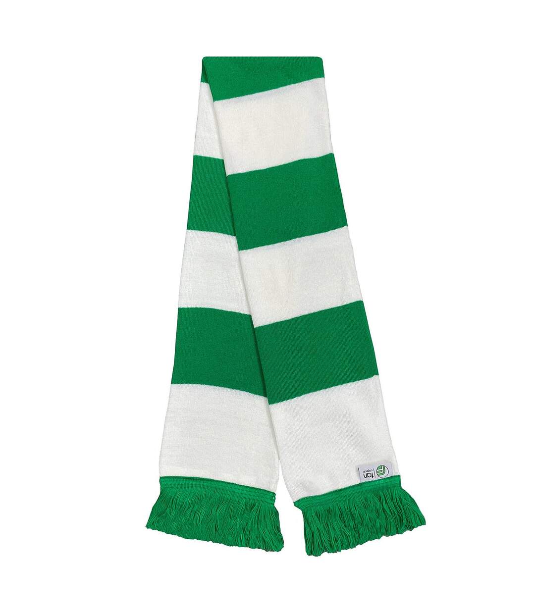 Northern Ireland Knitted Bar Scarf One Size Green Fan Originals-3