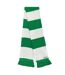 Northern Ireland Knitted Bar Scarf One Size Green Fan Originals-3