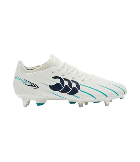 Chaussures De Rugby Pour Terrain Souple Speed Falcon 2.0 Team Homme Blanc Canterbury