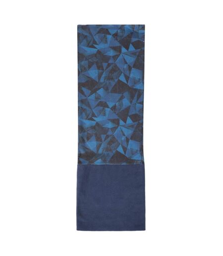 Mens polar patterned fleece snood one size blue Mountain Warehouse