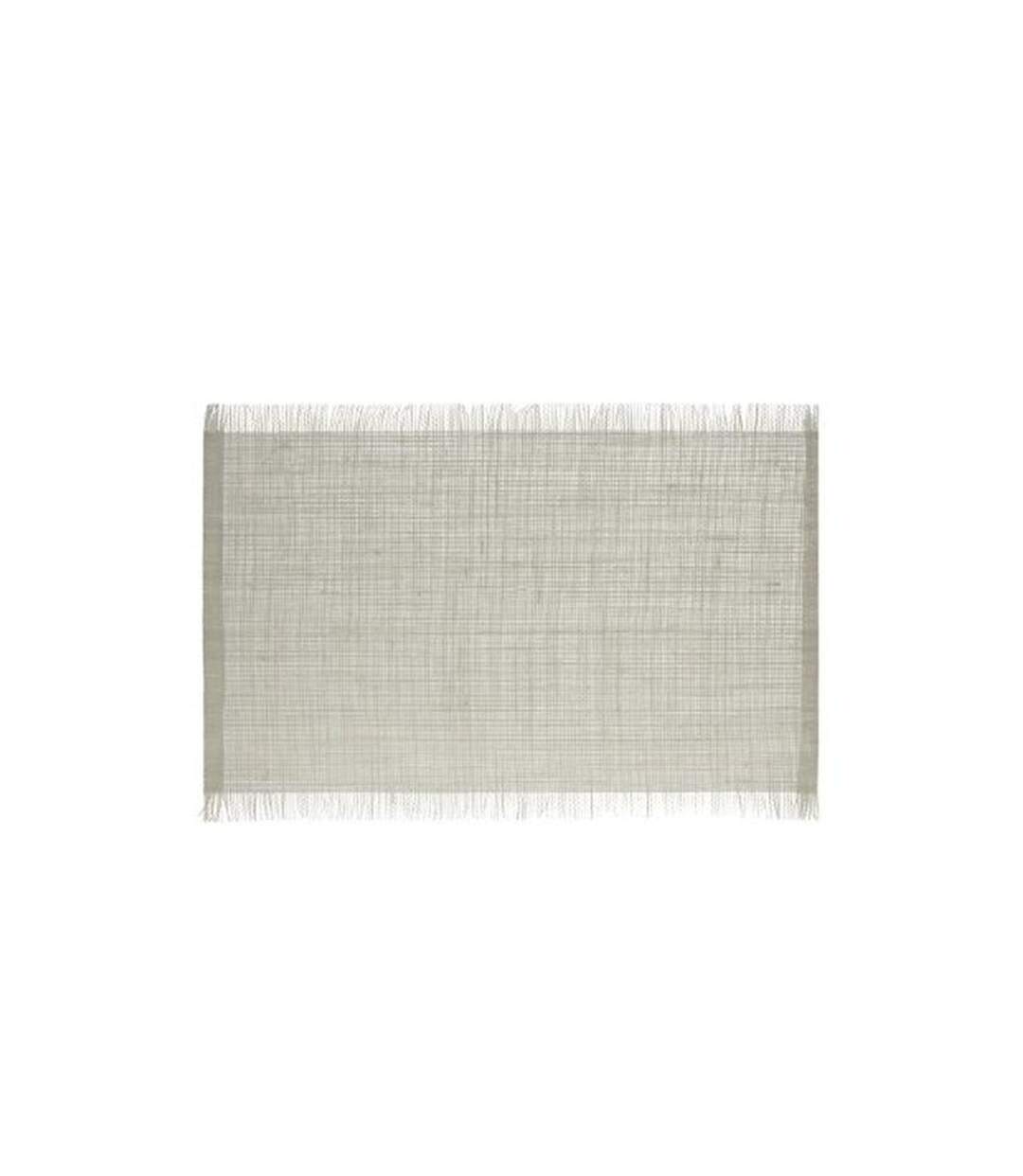 Set de Table en Jute Frange 30x45cm Gris-1