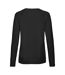 Fruit of the Loom Womens/Ladies Lightweight Lady Fit Raglan Sweatshirt (Black) - UTPC5820