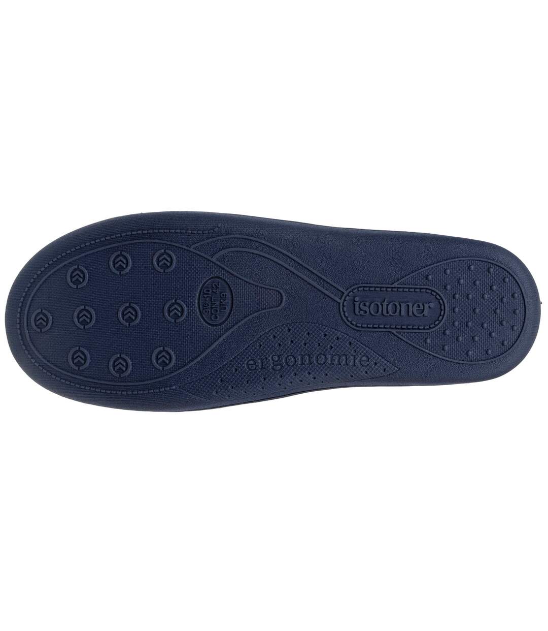 Isotoner Chaussons Mocassins homme semelle à mémoire de forme-4